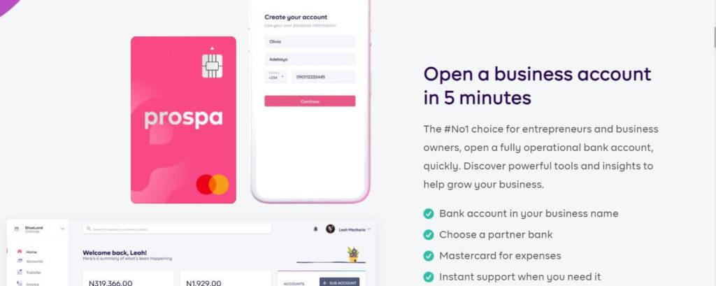 How to open a Prospa business account