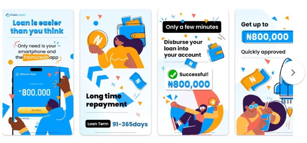 Palm credit student loan apps in Nigeria